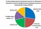 Entwicklung des Wettbewerbsumfelds des russischen Versicherungsmarktes Wladimir Wladimirowitsch Wolkow