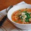 Cabbage soup recipe.  Cabbage soup made from fresh cabbage.  Recipe for cabbage soup with pork and video.  Cooking Lenten Soup